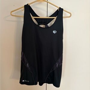 Pearl Izumi Women's Black and Gray Tank Top